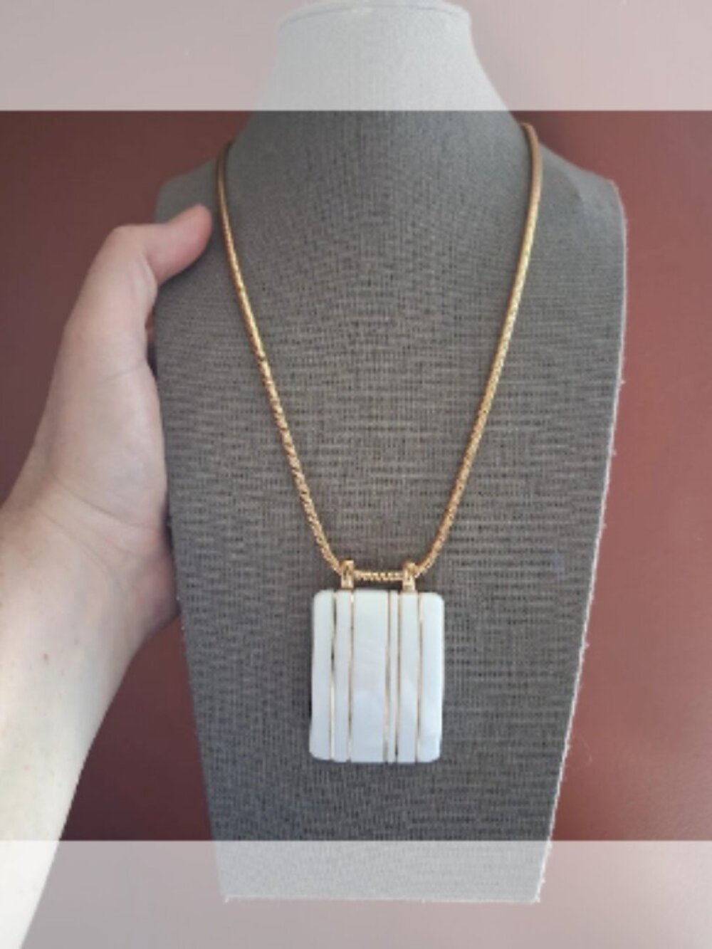 22 inch Trifari statement necklace